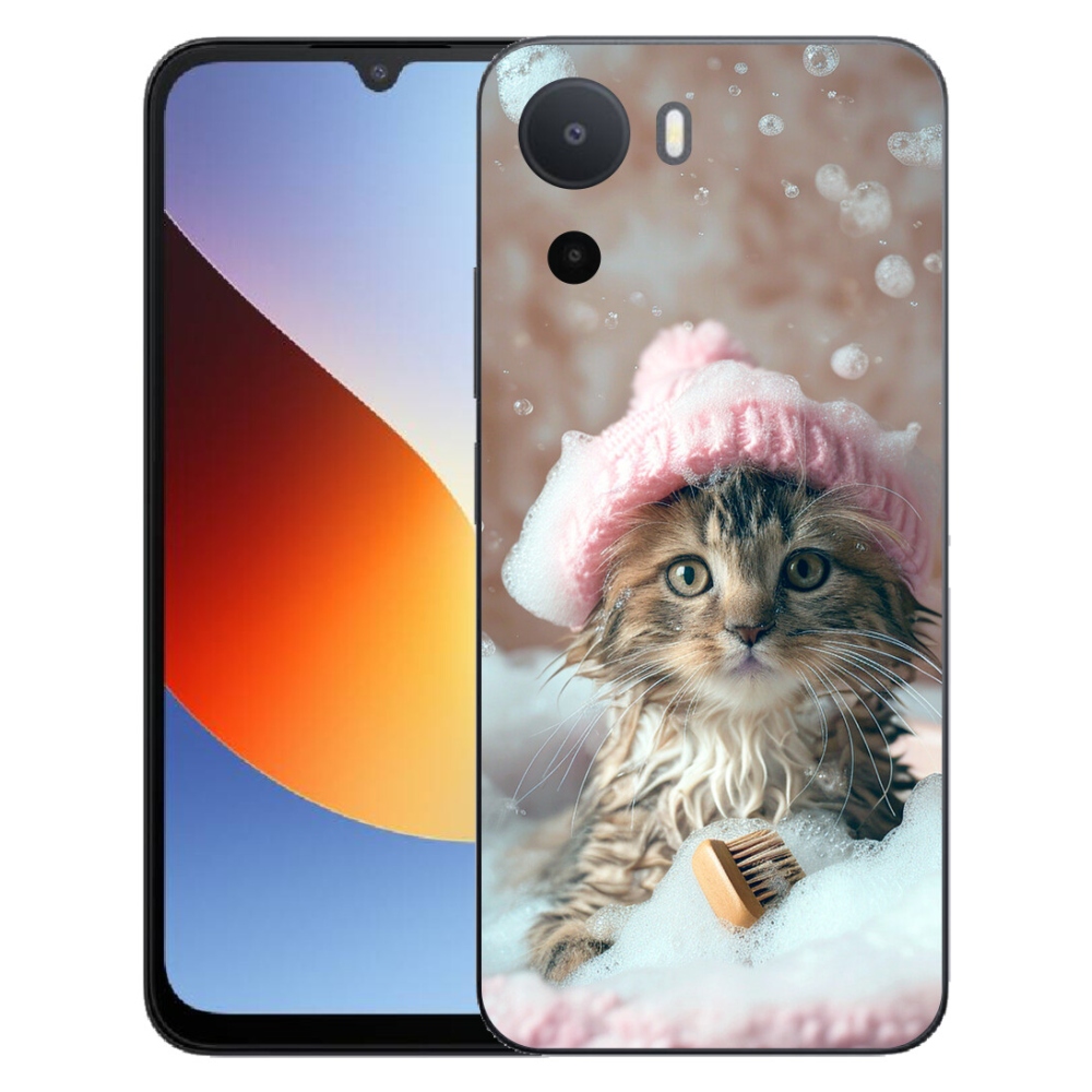 mmCase gél tok a Xiaomi Redmi A7 Pro-hoz – cica és fürdő