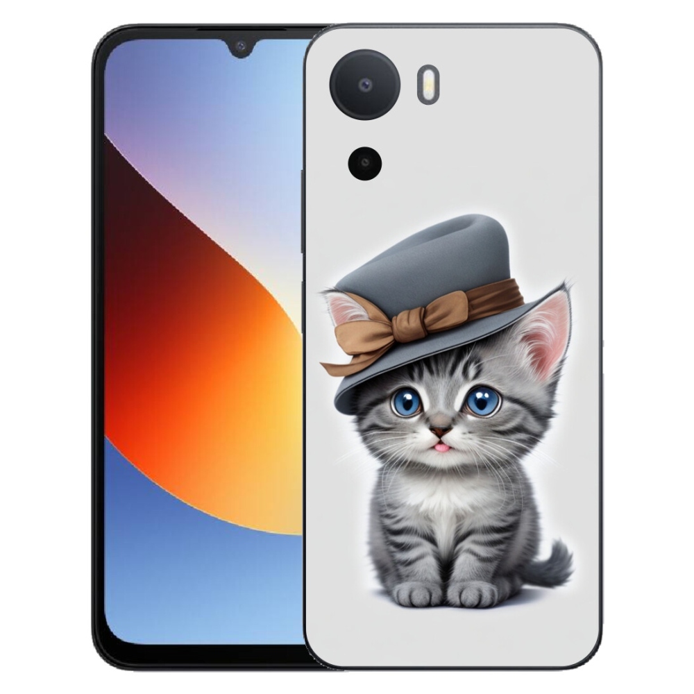 mmCase gél tok a Xiaomi Redmi A7 Pro-hoz – kalapos cica