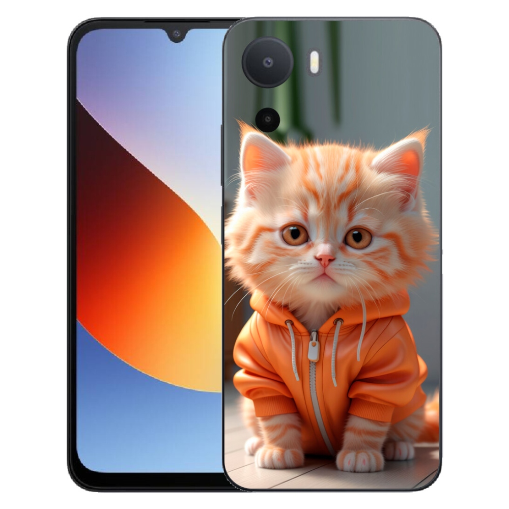mmCase géltok a Xiaomi Redmi A7 Pro-hoz – pulóveres cica