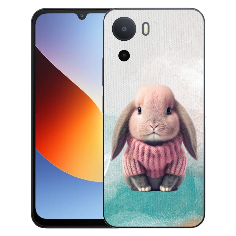 mmCase géltok a Xiaomi Redmi A7 Pro-hoz – pulóveres nyuszi