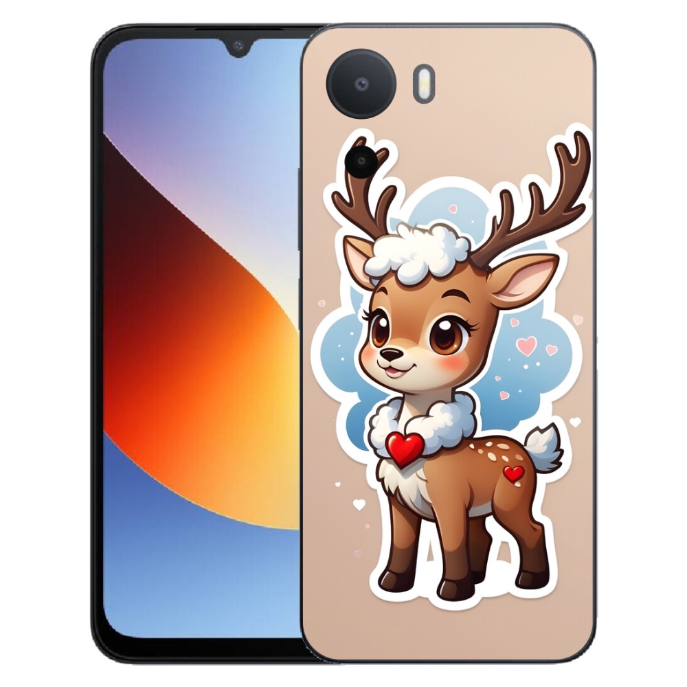 mmCase géltok a Xiaomi Redmi A7 Pro-hoz – rajzolt rénszarvas