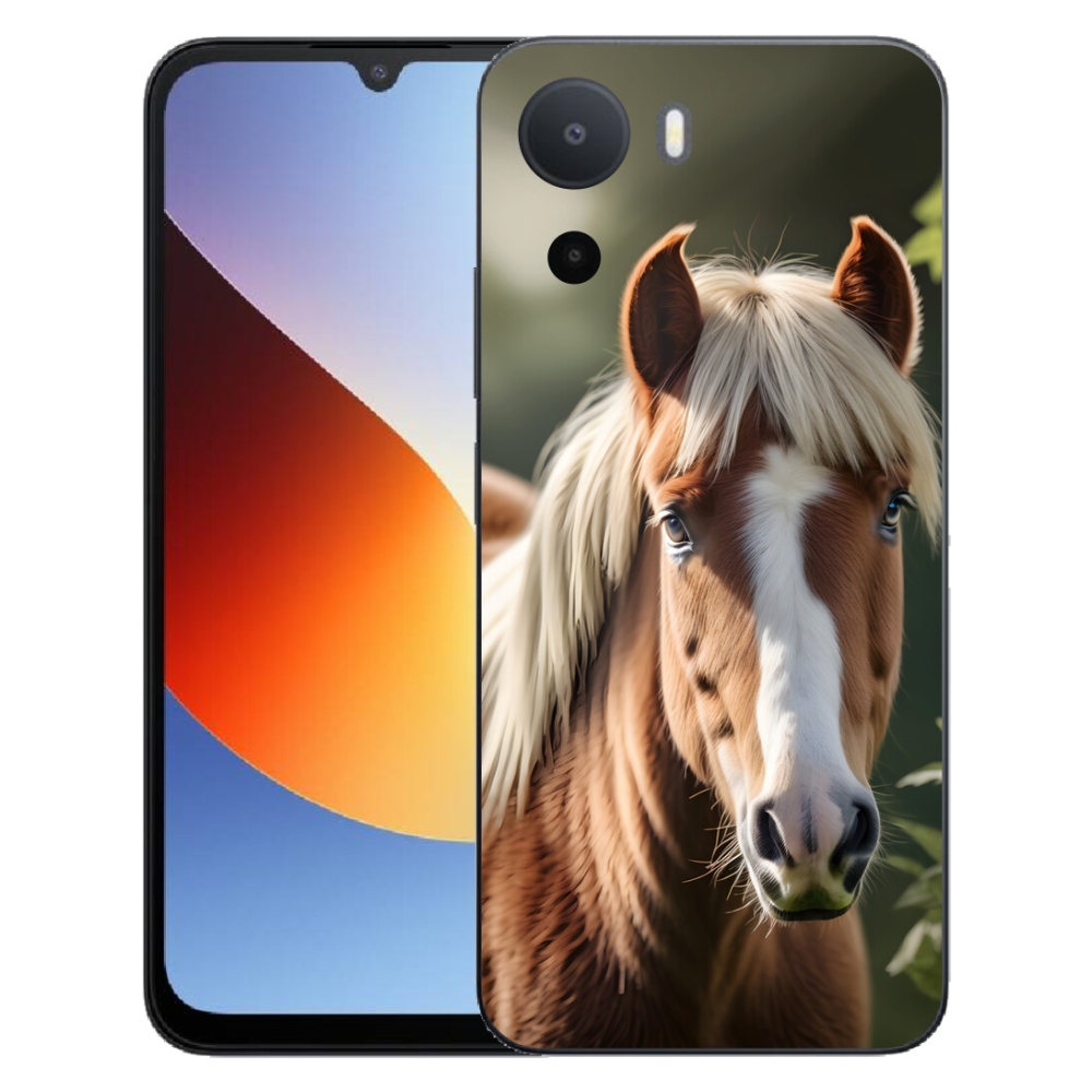 mmCase géltok a Xiaomi Redmi A7 Pro-hoz – világos sörényű ló