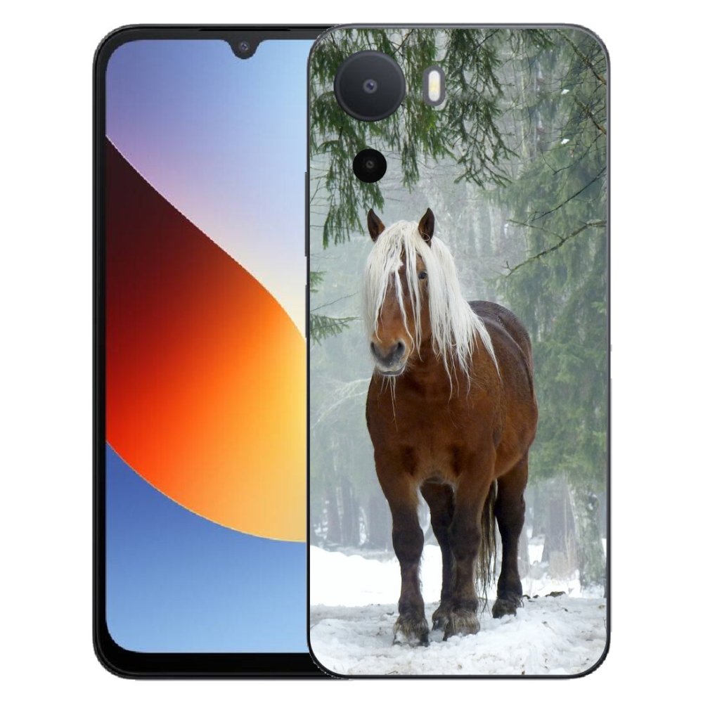 mmCase gélhuzat a Xiaomi Redmi A7 Pro-hoz – ló az erdőben