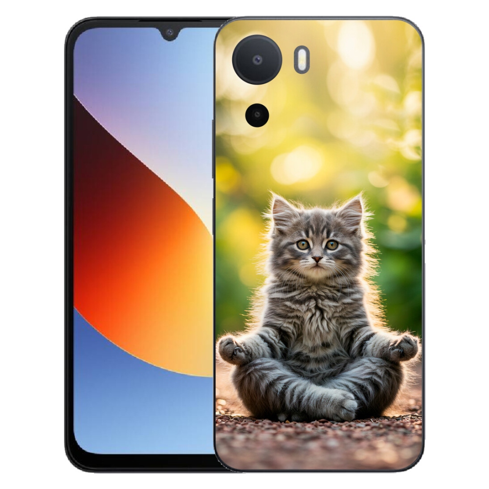 mmCase gél tok a Xiaomi Redmi A7 Pro-hoz – meditáló cica