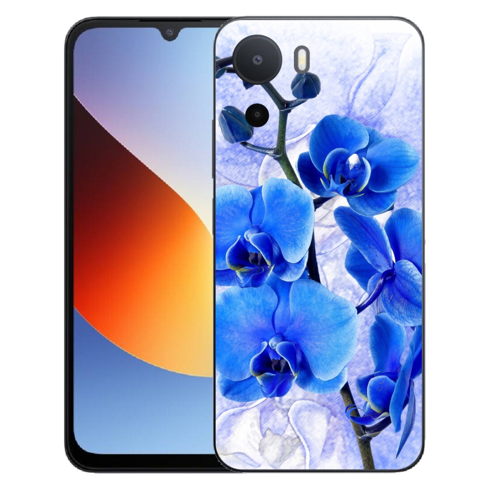 mmCase géltok a Xiaomi Redmi A7 Pro-hoz – kék virágok