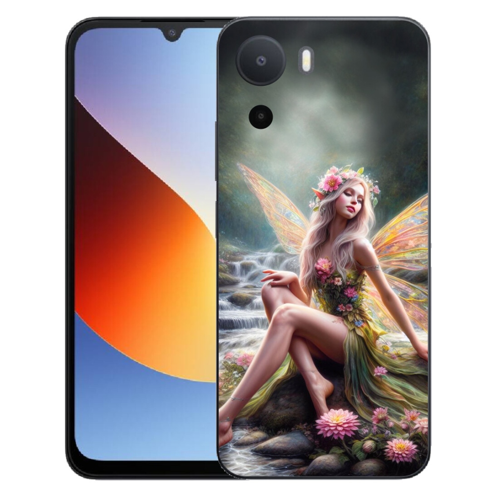mmCase géltok a Xiaomi Redmi A7 Pro-hoz – pillangós nő 1