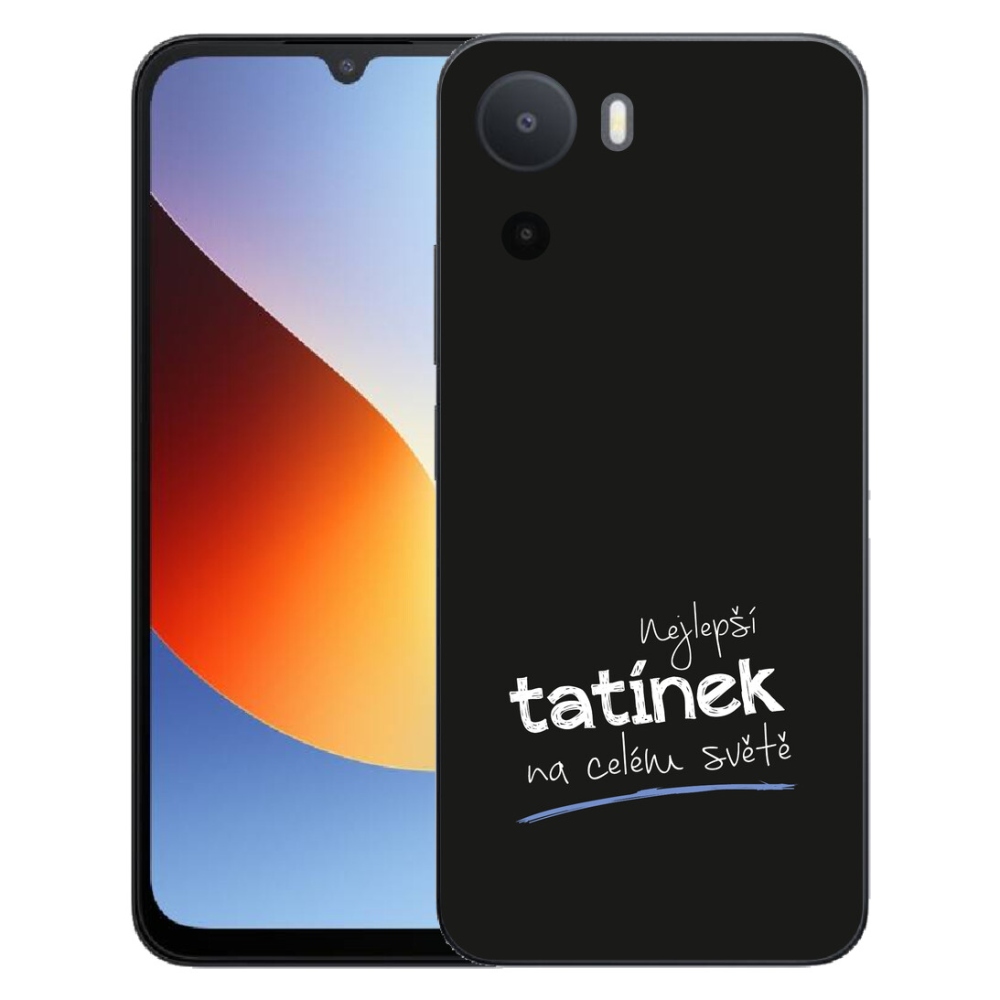 mmCase gél tok a Xiaomi Redmi A7 Pro-hoz – „A legjobb apa 4” fekete háttérrel