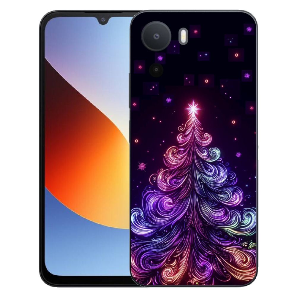 mmCase gél tok a Xiaomi Redmi A7 Pro-hoz – neon karácsonyfa 1