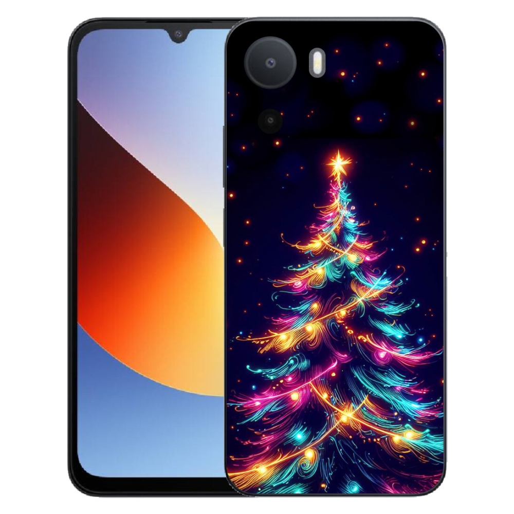 mmCase gél tok a Xiaomi Redmi A7 Pro-hoz – neon karácsonyfa