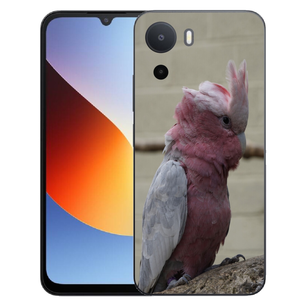 mmCase géltok a Xiaomi Redmi A7 Pro-hoz – rózsaszín kakadu papagáj