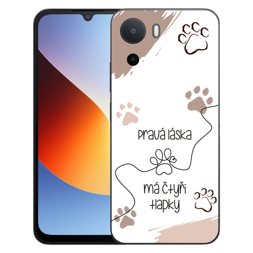 mmCase gél tok a Xiaomi Redmi A7 Pro-hoz – kutyás motívum, 1 db, fehér háttérrel