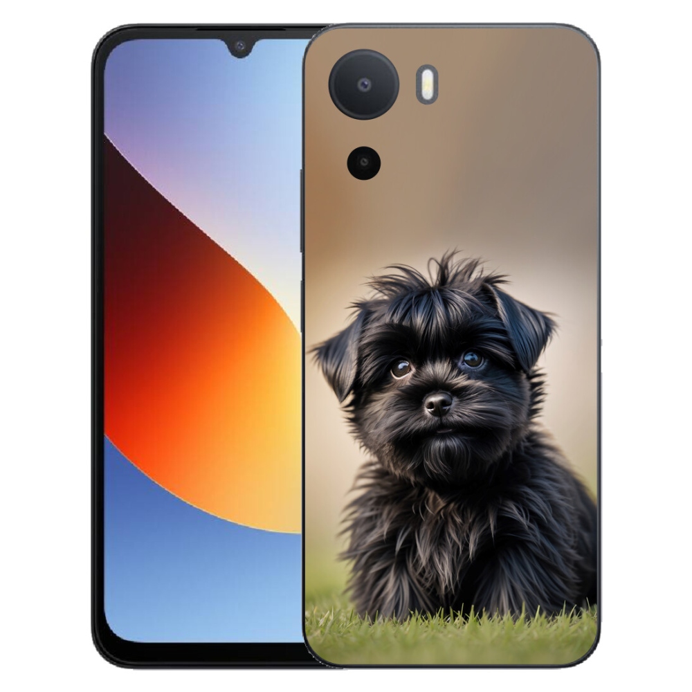 mmCase gél tok a Xiaomi Redmi A7 Pro-hoz – aranyos fekete kutyus