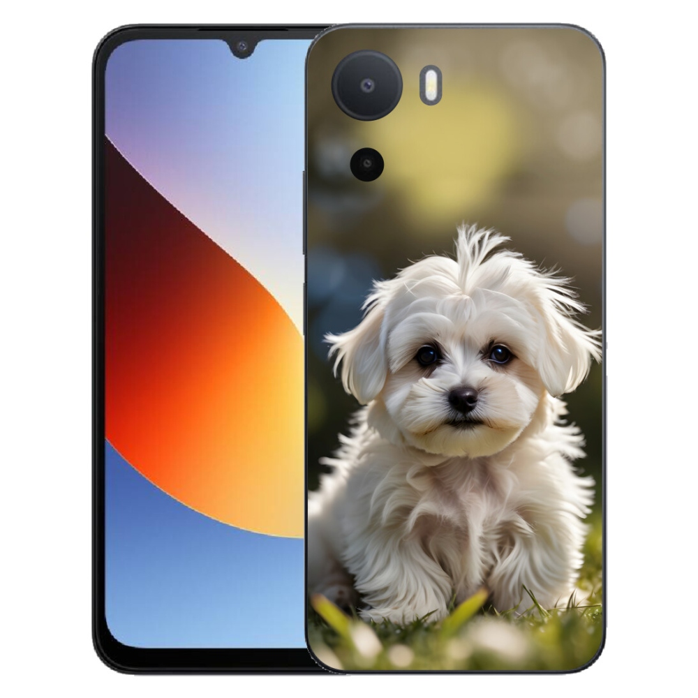 mmCase gél tok a Xiaomi Redmi A7 Pro-hoz – aranyos máltai kutyus