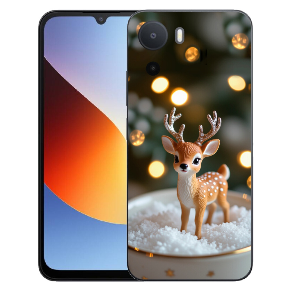 mmCase gél tok a Xiaomi Redmi A7 Pro-hoz – aranyos karácsonyi szarvas