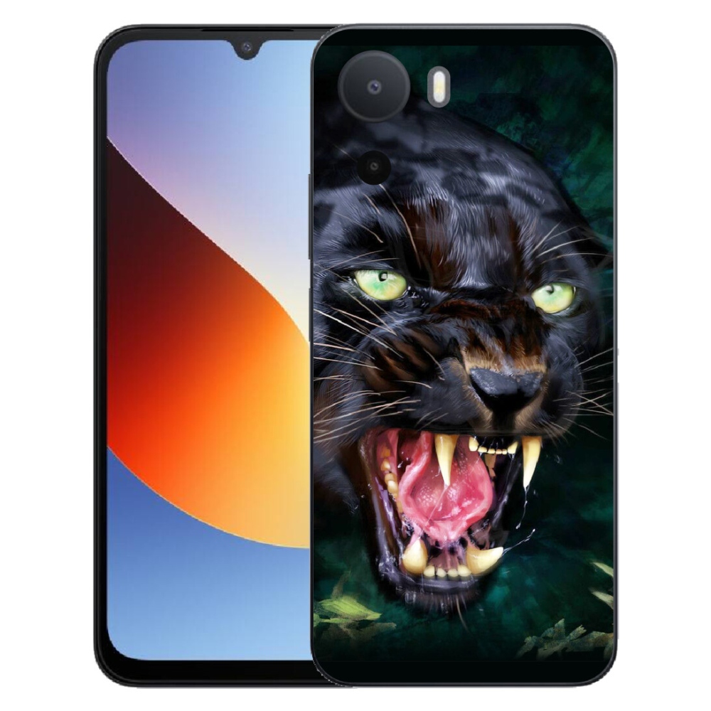 mmCase géltok a Xiaomi Redmi A7 Pro-hoz – dühös fekete párduc