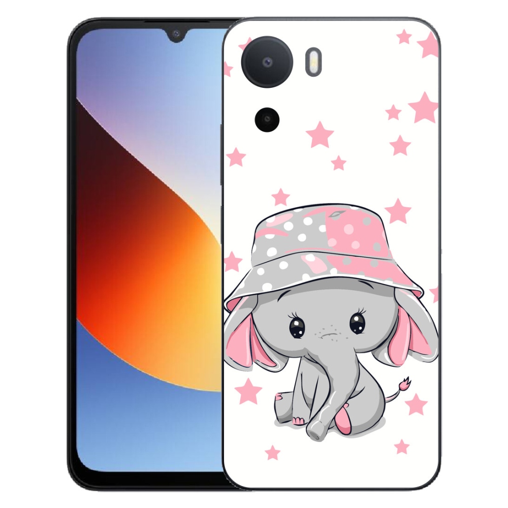 mmCase géltok a Xiaomi Redmi A7 Pro-hoz – rózsaszín elefánt