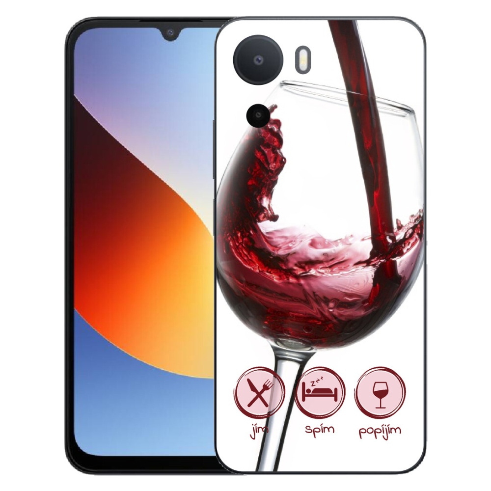 mmCase gél tok a Xiaomi Redmi A7 Pro-hoz – vörösboros pohár