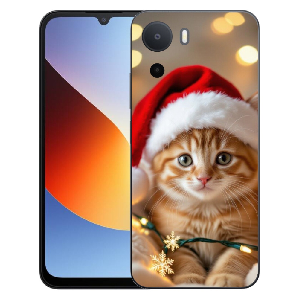 mmCase gél tok a Xiaomi Redmi A7 Pro-hoz – karácsonyi cica