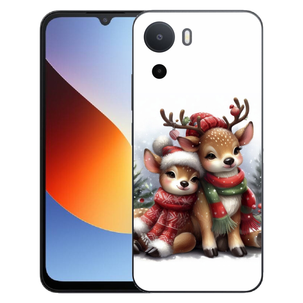 mmCase gélhuzat a Xiaomi Redmi A7 Pro-hoz – karácsonyi rénszarvasok