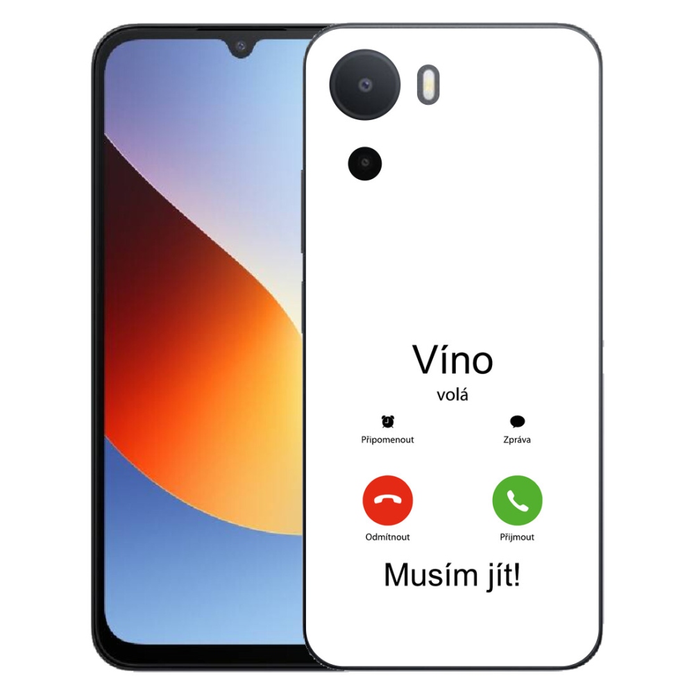 mmCase géltok a Xiaomi Redmi A7 Pro-hoz – borvörös, fehér háttérrel
