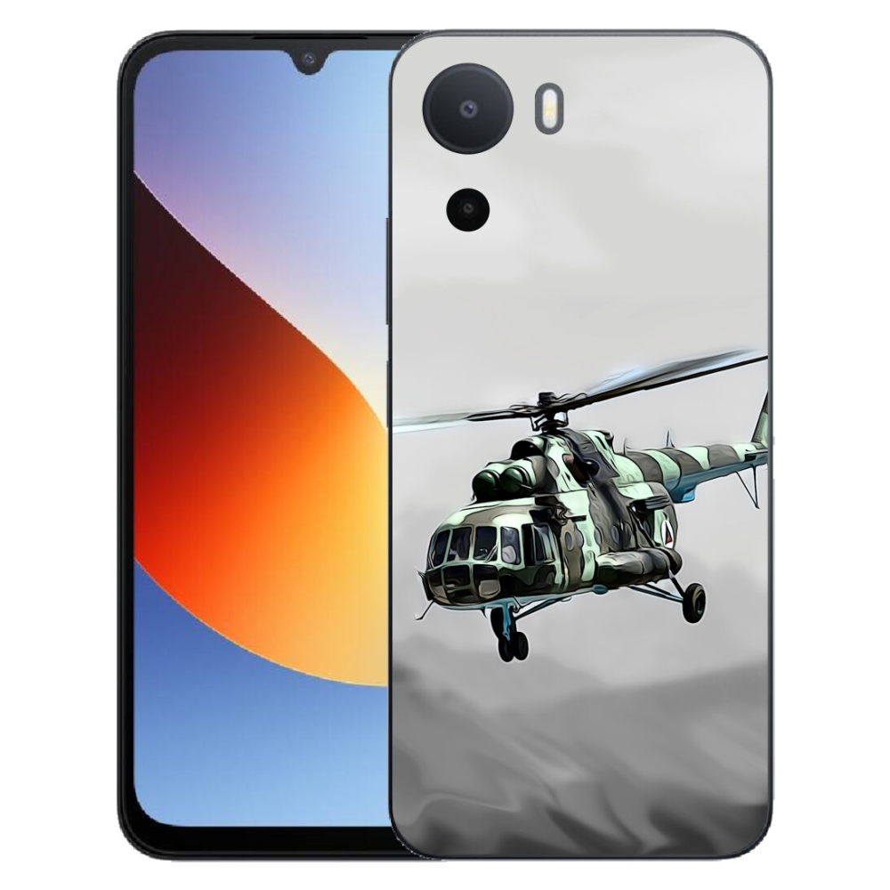 mmCase géltok a Xiaomi Redmi A7 Pro-hoz – katonai helikopter