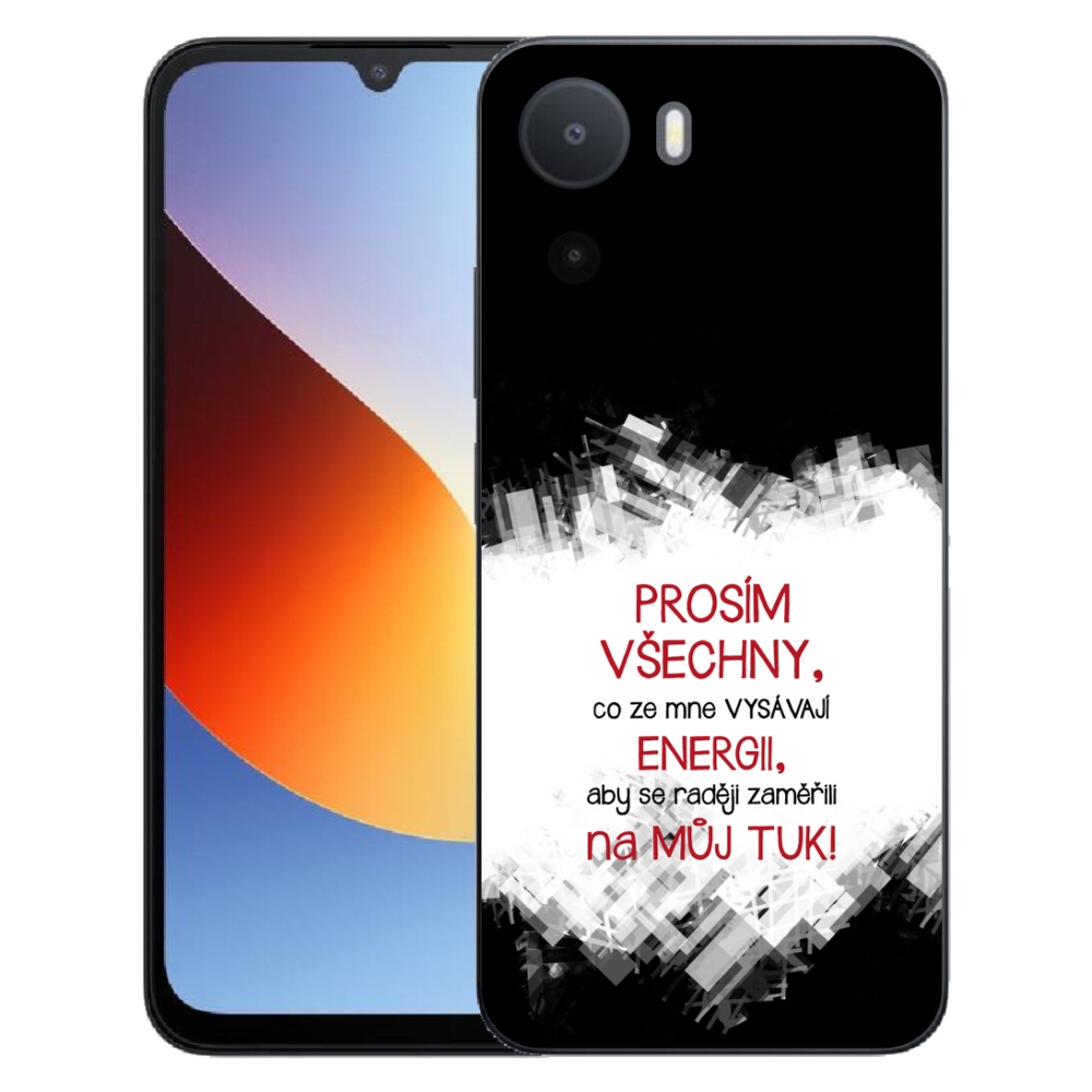 mmCase gél tok a Xiaomi Redmi A7 Pro-hoz – vicces felirat, 1 db, piros