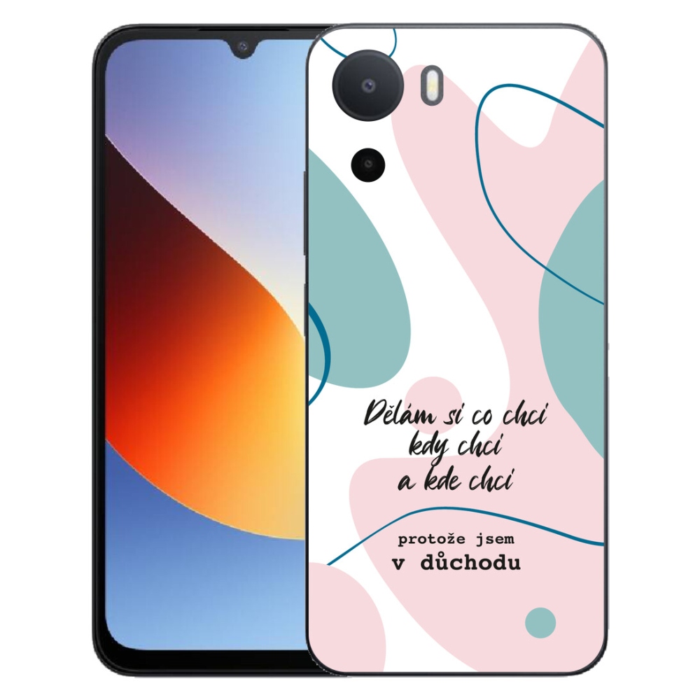 mmCase géltok a Xiaomi Redmi A7 Pro-hoz – vicces felirat, 10 fehér háttér