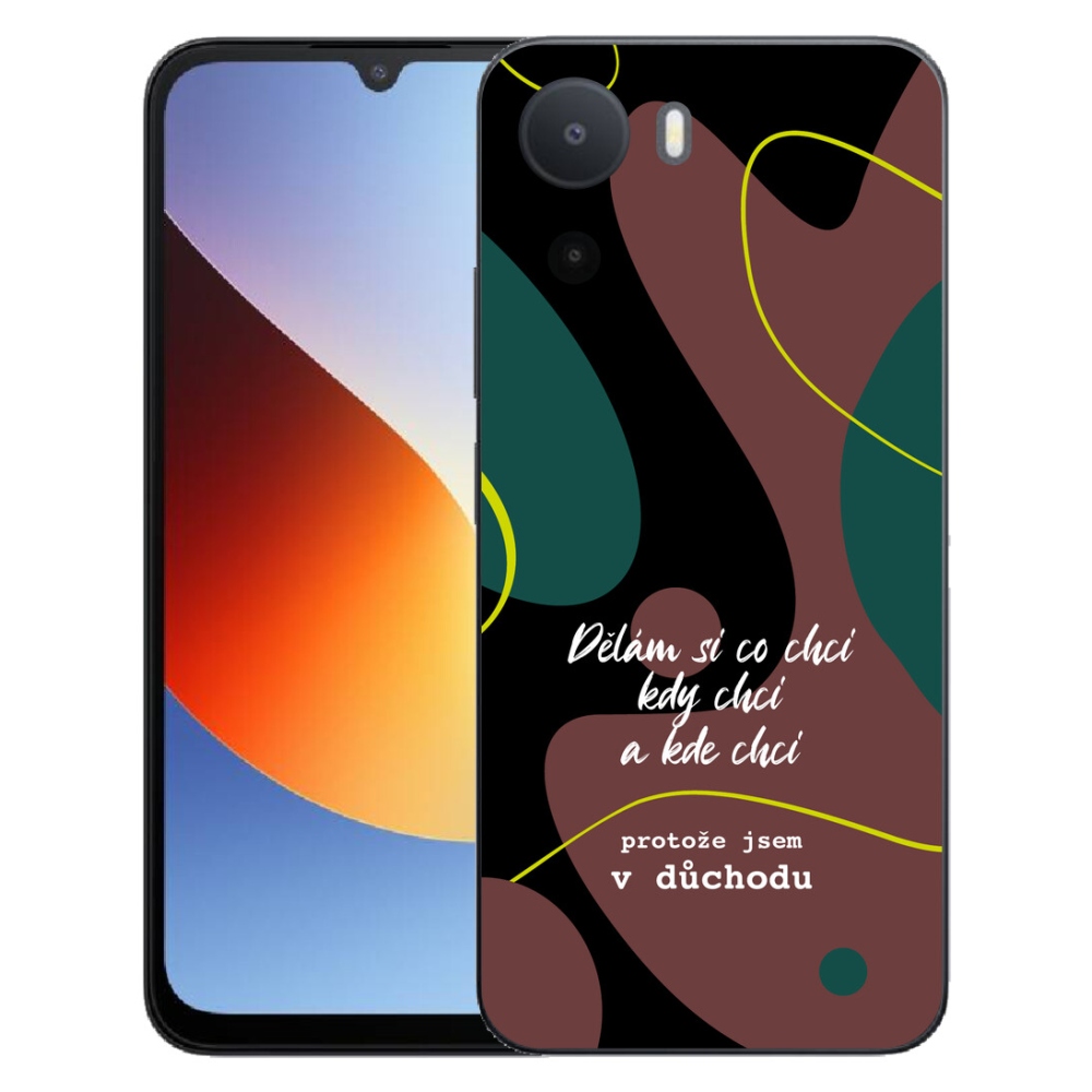 mmCase gél tok a Xiaomi Redmi A7 Pro-hoz – vicces felirat, 10 fekete háttérrel
