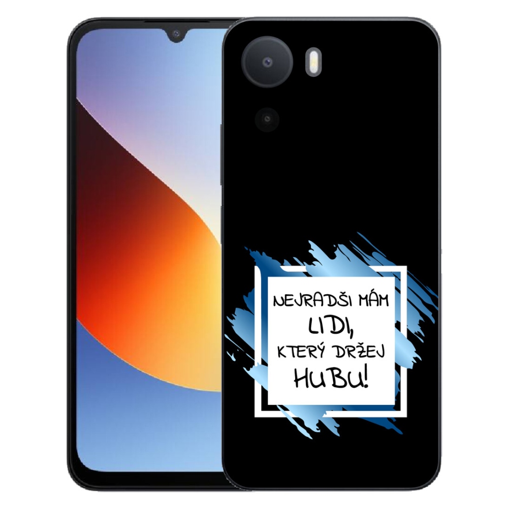 mmCase géltok a Xiaomi Redmi A7 Pro-hoz – vicces felirat, 7 fekete-fehér háttér