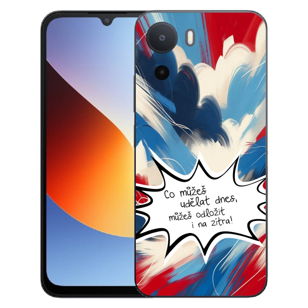 mmCase gél tok a Xiaomi Redmi A7 Pro-hoz – vicces felirat, 9, fehér háttér