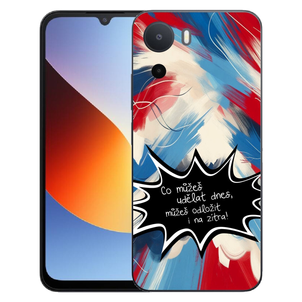 mmCase gél tok a Xiaomi Redmi A7 Pro-hoz – vicces felirat, 9, fekete háttér
