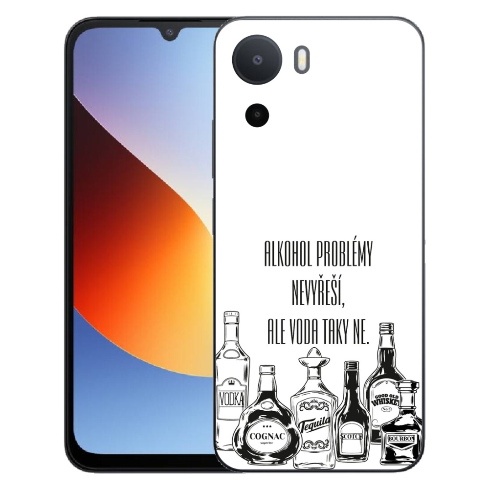 mmCase géltok a Xiaomi Redmi A7 Pro-hoz – vicces felirat fehér háttérrel