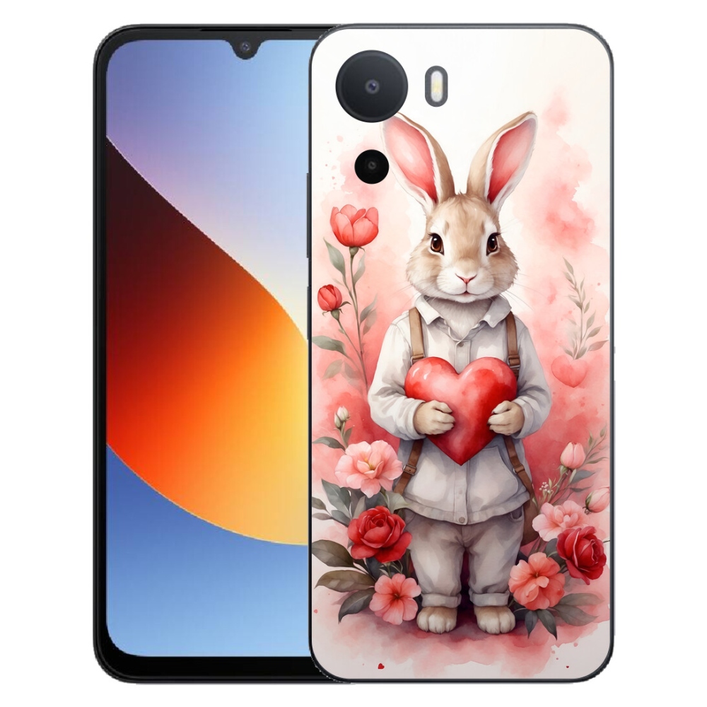 mmCase gél tok a Xiaomi Redmi A7 Pro-hoz – nyuszi szívecskével
