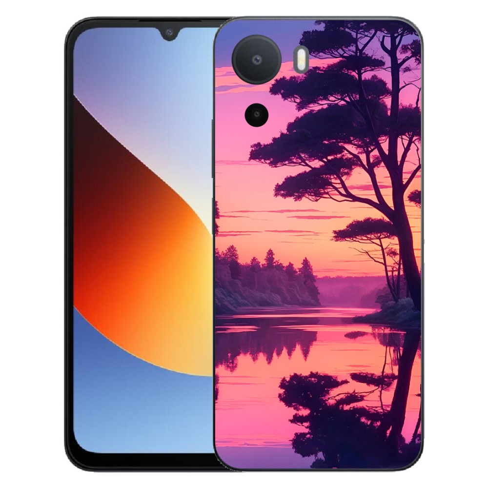 mmCase gélhuzat a Xiaomi Redmi A7 Pro-hoz – naplemente a tó felett