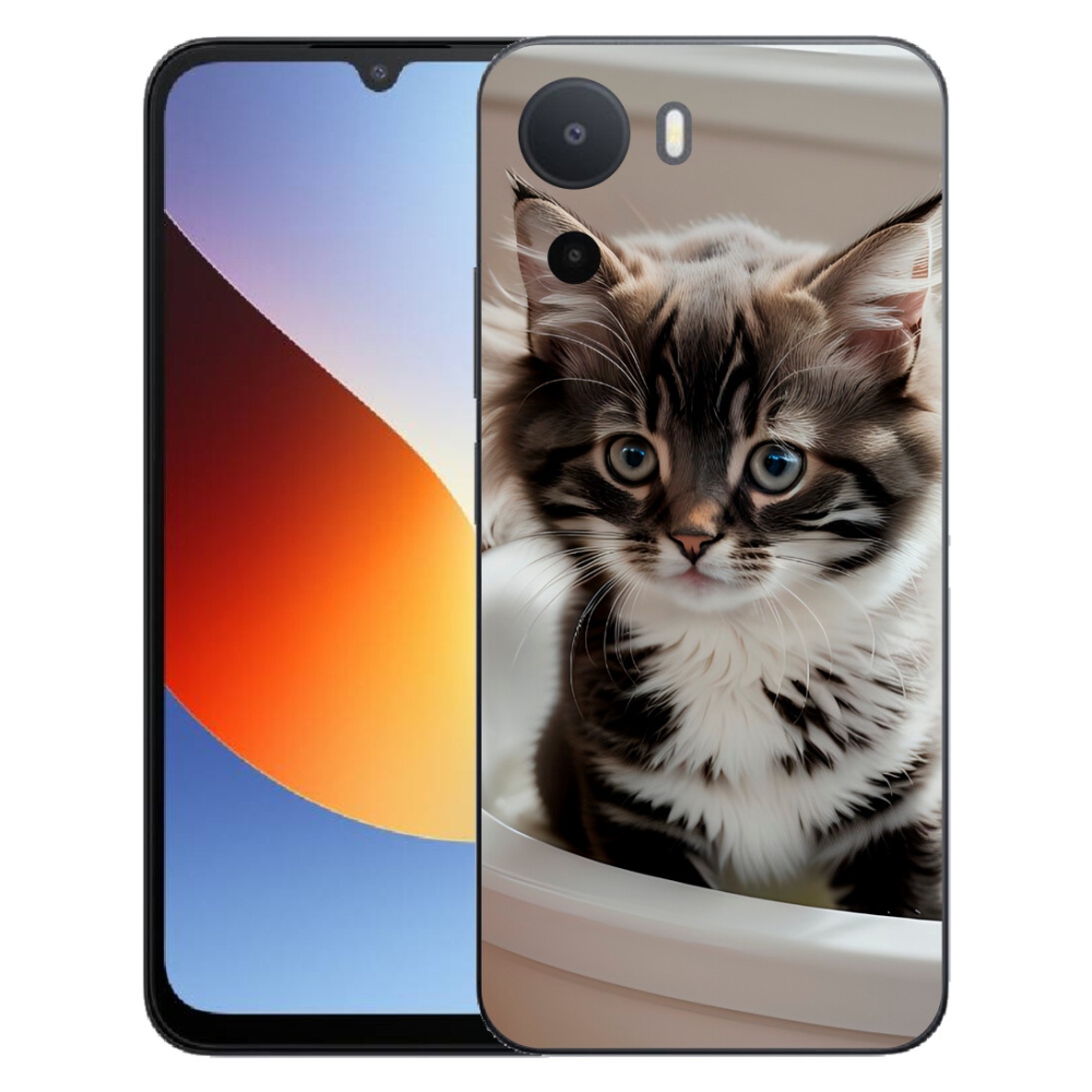 mmCase géltok a Xiaomi Redmi A7 Pro-hoz – kíváncsi cica