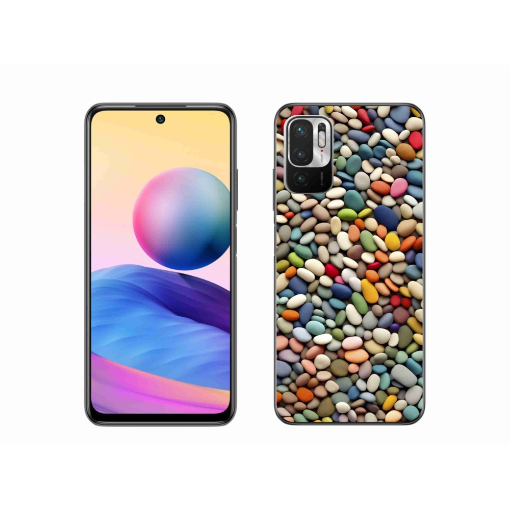 Gél borító mmCase a Xiaomi Redmi Note 10 5G-hez - színes strasszkövek 2