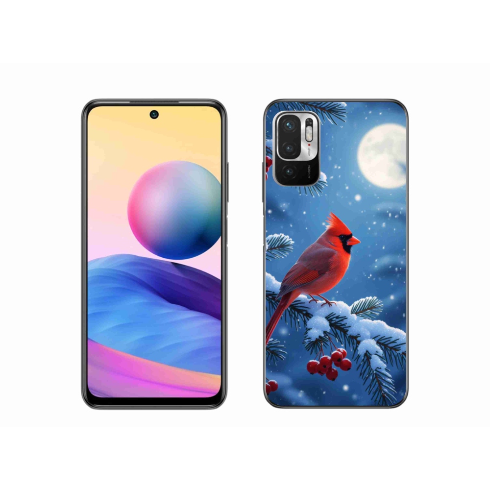 Gél borítás mmCase a Xiaomi Redmi Note 10 5G készülékhez - kardinálpiros színű