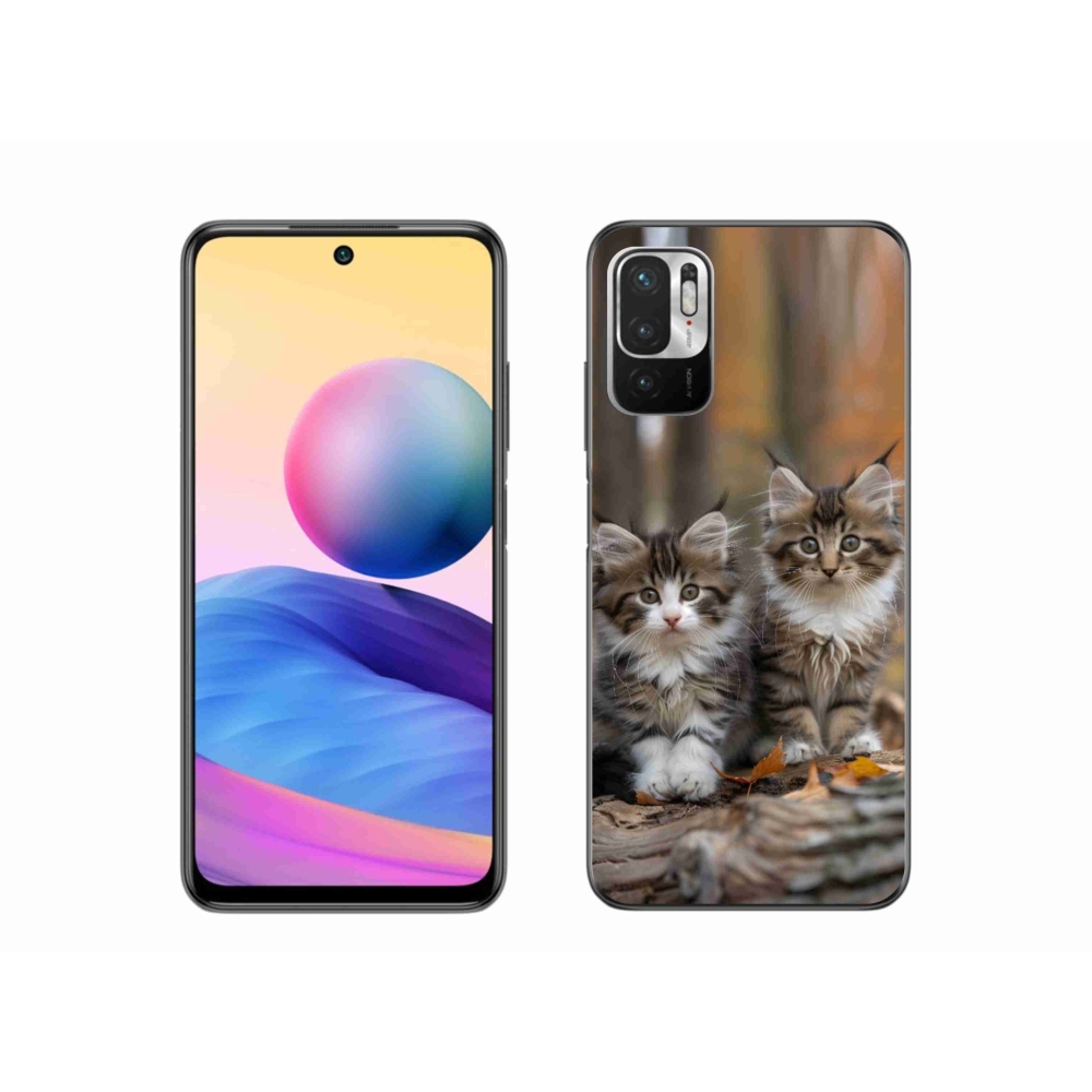 Gél borítás mmCase a Xiaomi Redmi Note 10 5G-hez - cat duo 3