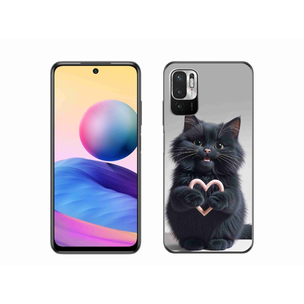 Gél borító mmCase a Xiaomi Redmi Note 10 5G-hez - macskaszerelem 3