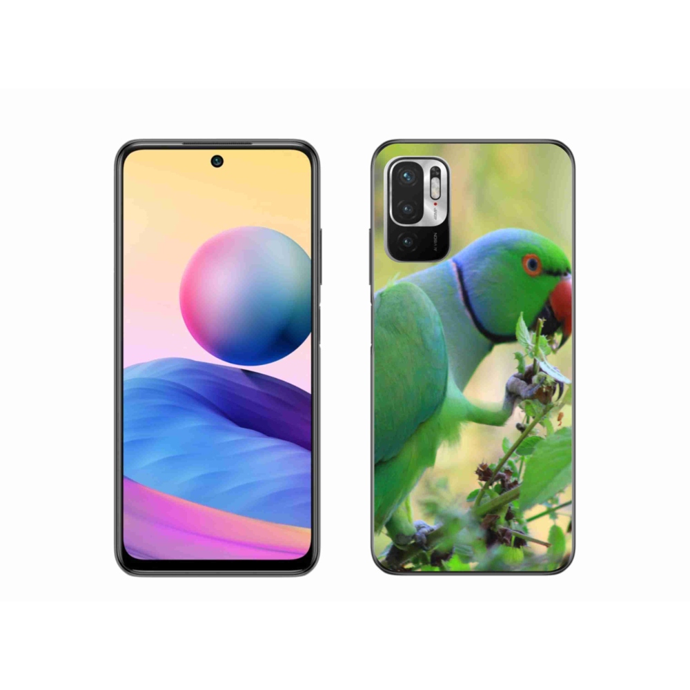 Gél borítás mmCase a Xiaomi Redmi Note 10 5G-hez - papagáj alexandr