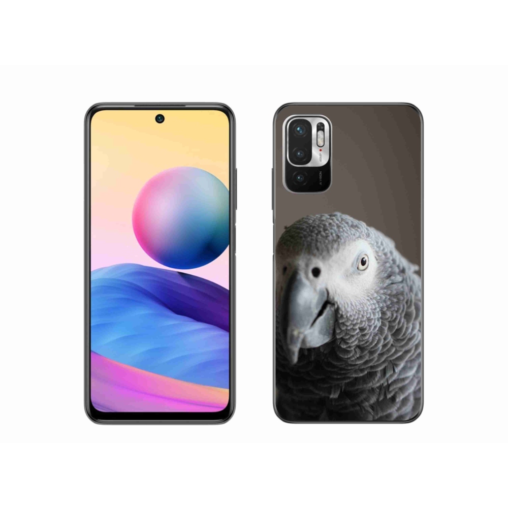 Gél borítás mmCase a Xiaomi Redmi Note 10 5G-hez - papagáj jacko 2