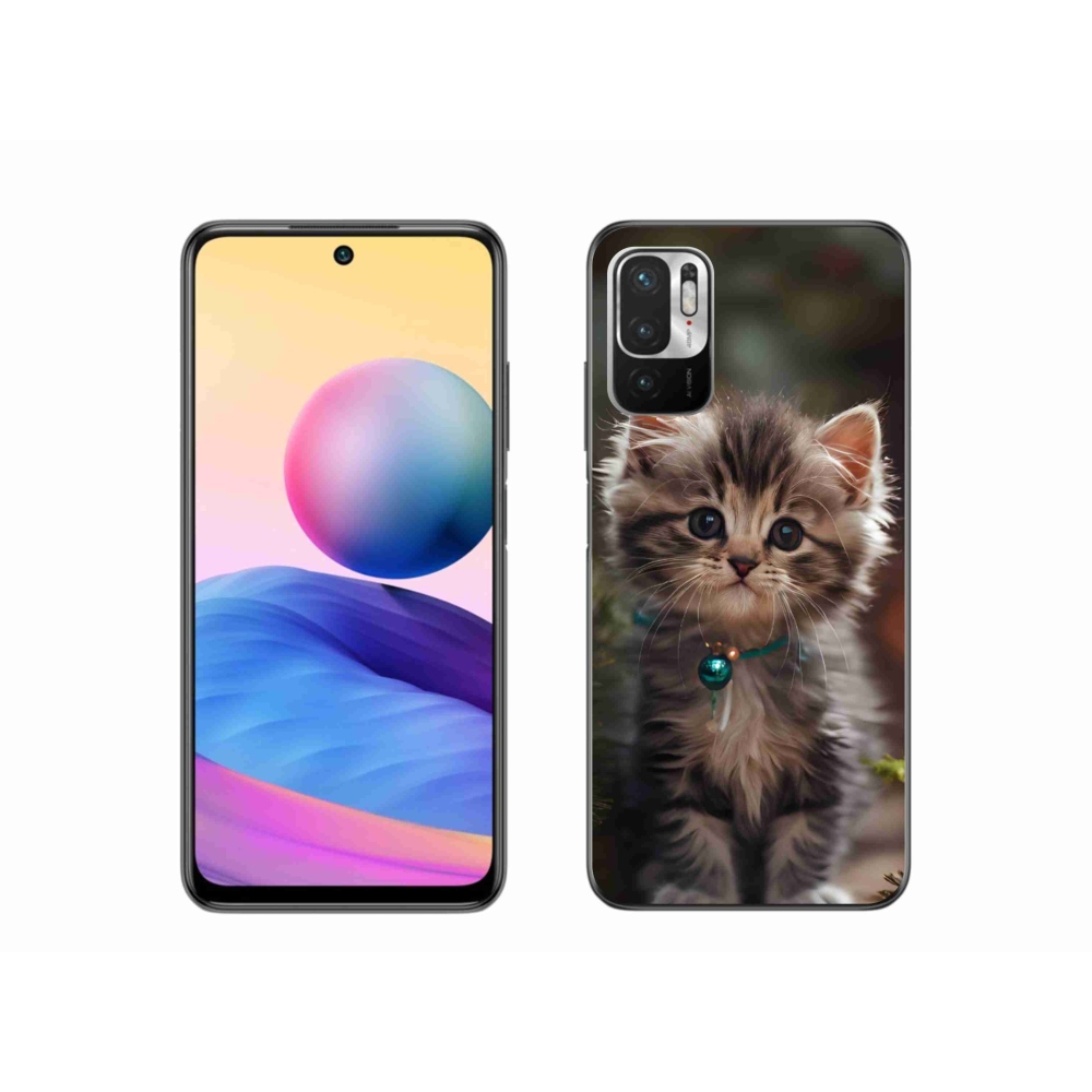 Gél borítás mmCase a Xiaomi Redmi Note 10 5G számára - aranyos cica 11