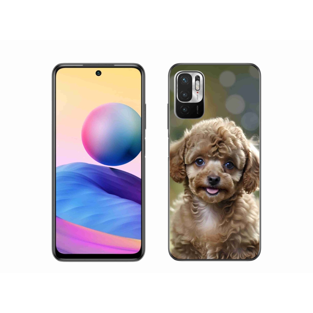 Gél borítás mmCase a Xiaomi Redmi Note 10 5G számára - aranyos uszkár