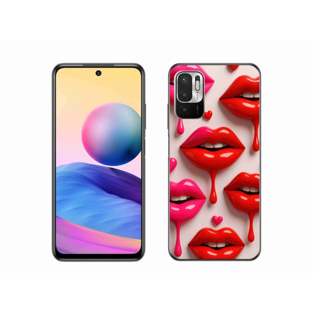 Gél borítás mmCase a Xiaomi Redmi Note 10 5G-hez - ajkak 2