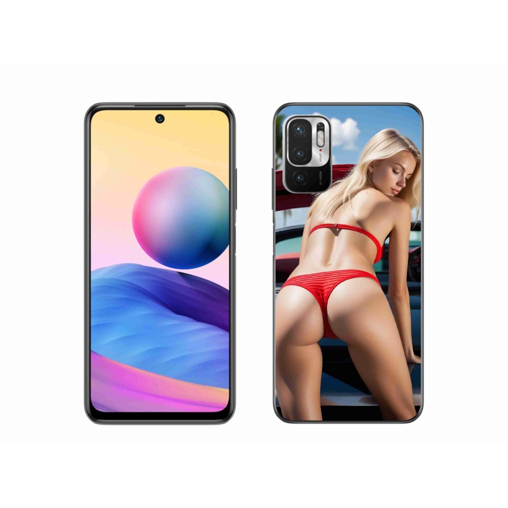 Gél borító mmCase a Xiaomi Redmi Note 10 5G-hez - szexi nő 2