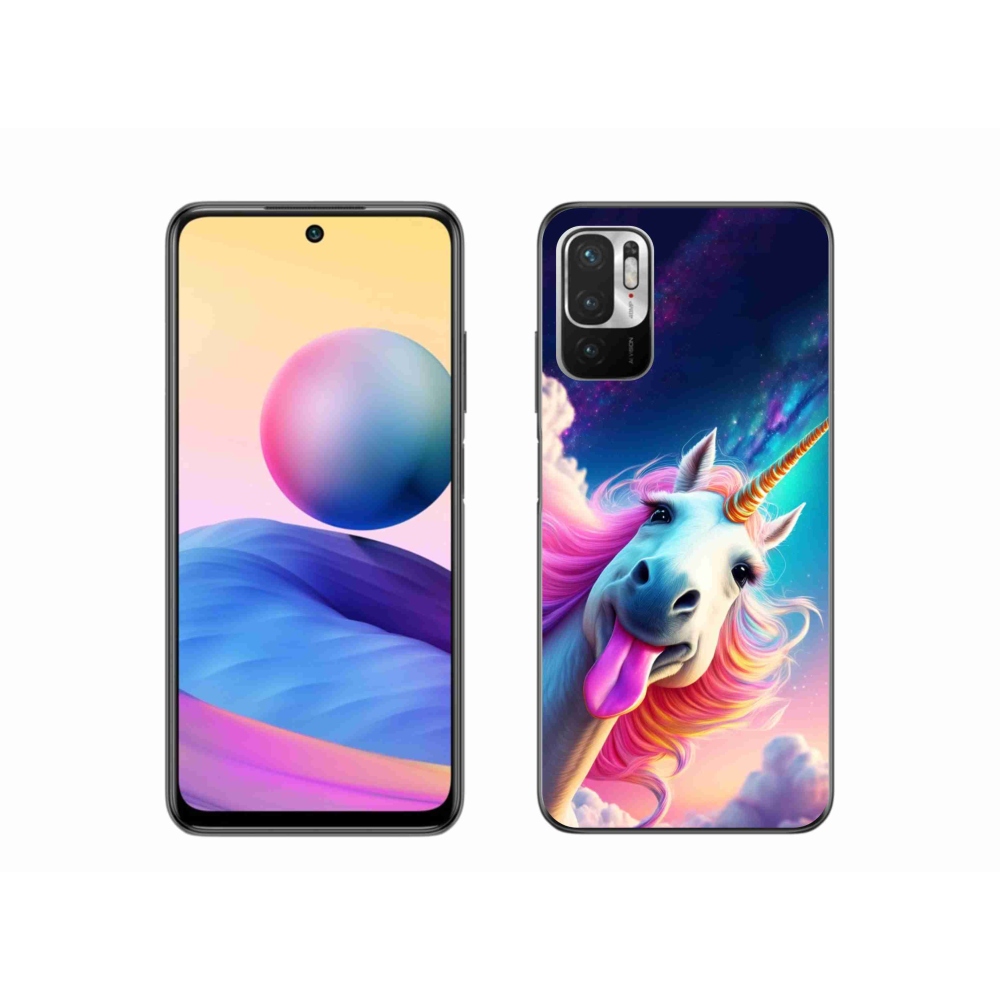 Gél borítás mmCase a Xiaomi Redmi Note 10 5G számára - őrült egyszarvú