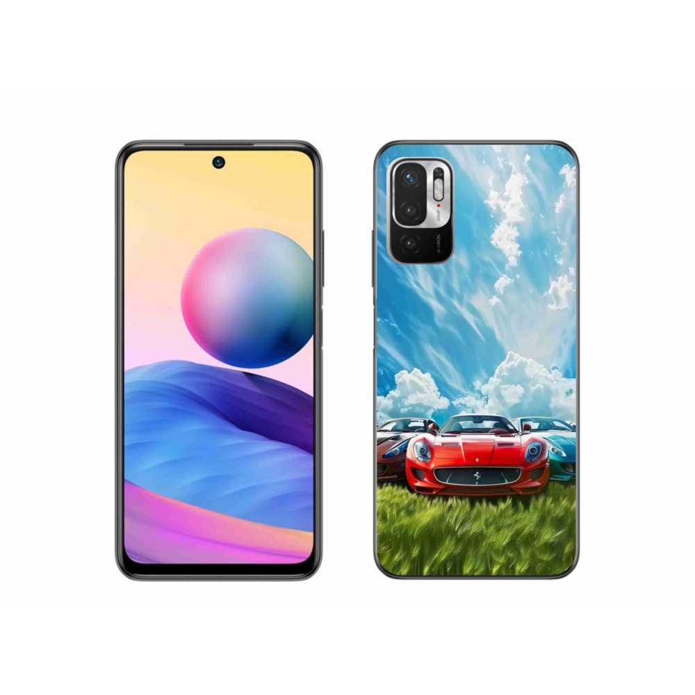 Gél borítás mmCase a Xiaomi Redmi Note 10 5G-hez - sportkocsikhoz