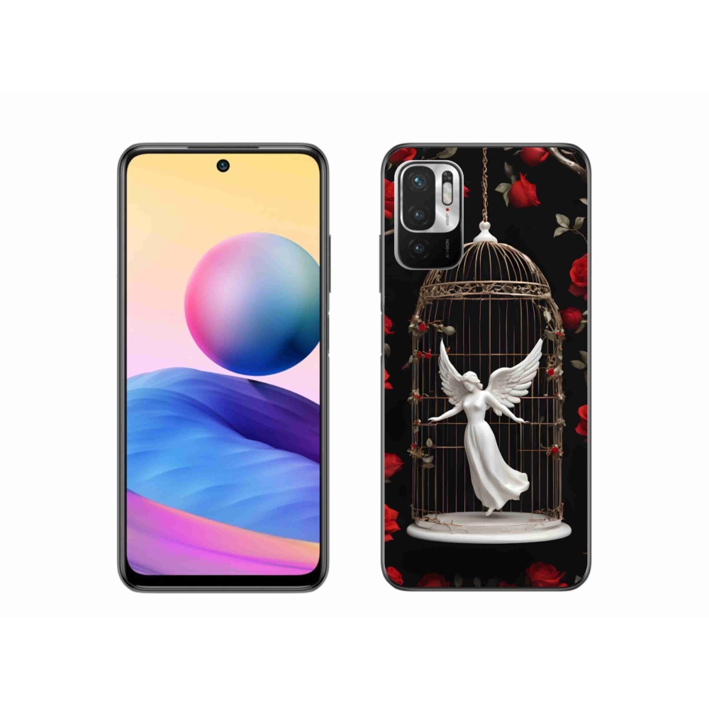 Gél borítás mmCase a Xiaomi Redmi Note 10 5G számára - csapdába esett angyal