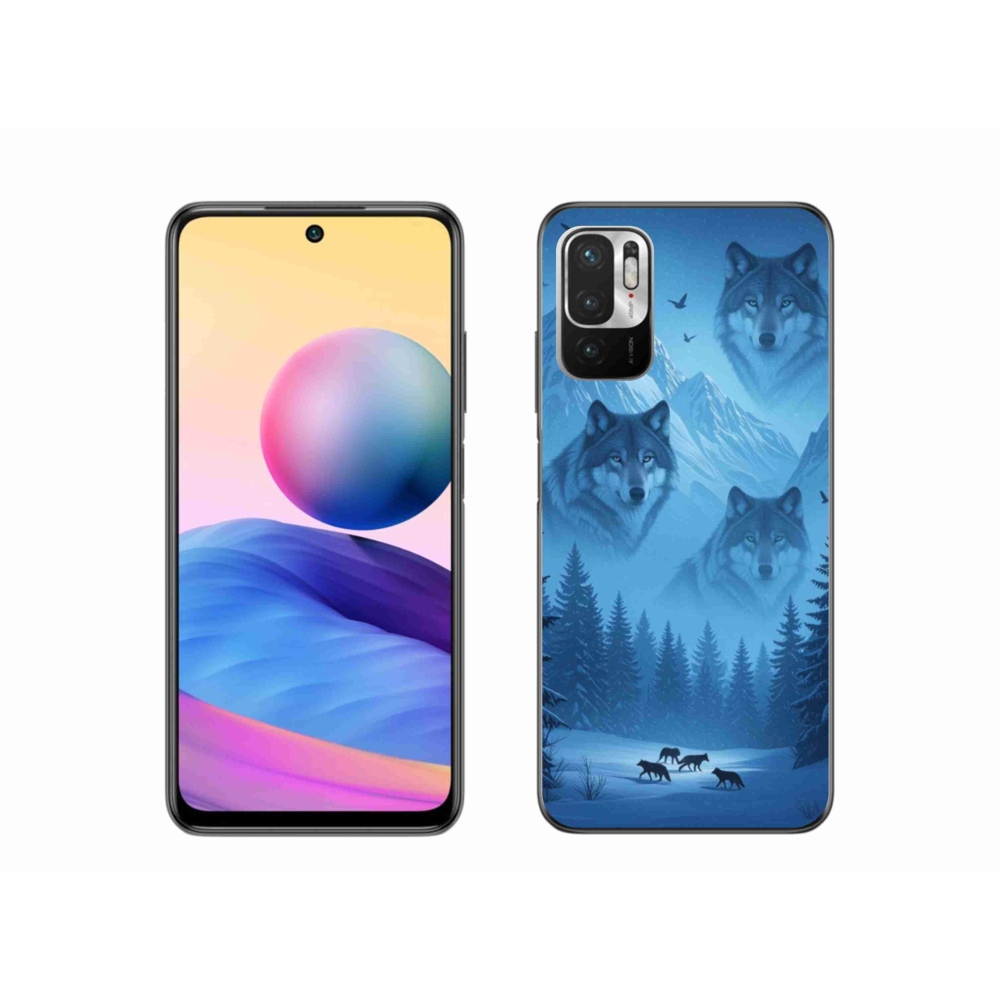 Gél borítás mmCase a Xiaomi Redmi Note 10 5G-hez - farkas csomag