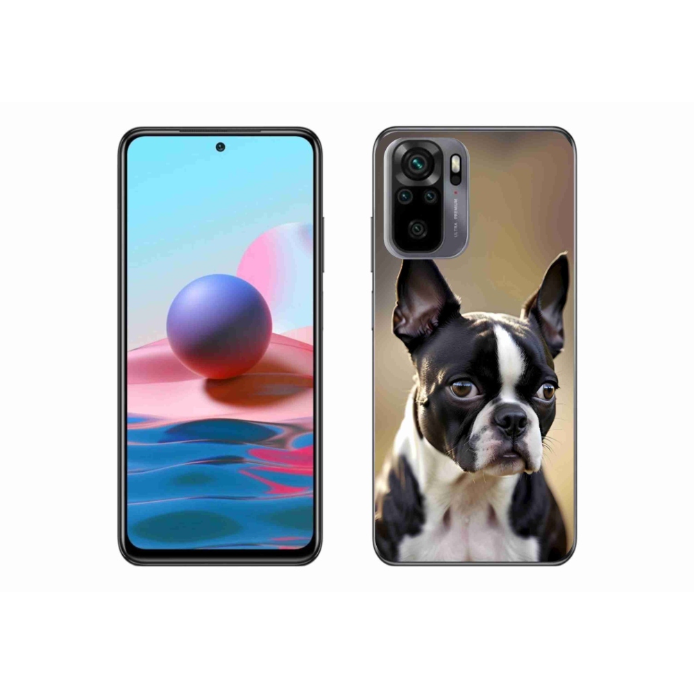 Gél borítás mmCase a Xiaomi Redmi Note 10 készülékhez - Boston Terrier